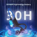 Наушники AKZ-G3 Bluetooth с костной проводимостью V5.3 с ушным крючком для воздушной проводимости Беспроводные спортивные наушники с поддержкой TF-карты