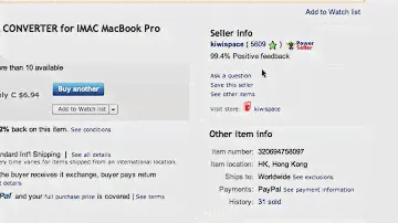Mini DVI to VGA ADAPter CONVERTER for IMAC Macbook Pro REVIEW from eBay