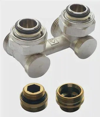 Узел нижнего подключения RIFAR для 2-трубных систем угловой G3/4"