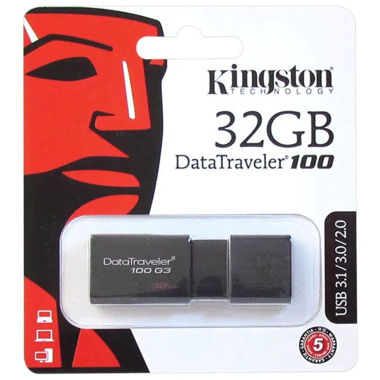 Флешка 32 GB Kingston DataTraveler 100 G3 USB 3.0 (DT100G3/32GB)-4