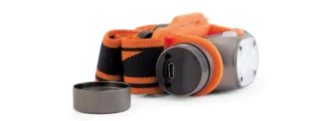 Фонарь Яркий луч PANDA 2R налобный светодиодный аккумуляторный 2xCREE XP-G3 max.800лм, 5 режимов, Li-Ion аккуммулятор 2600mAh, встроенное ЗУ-1
